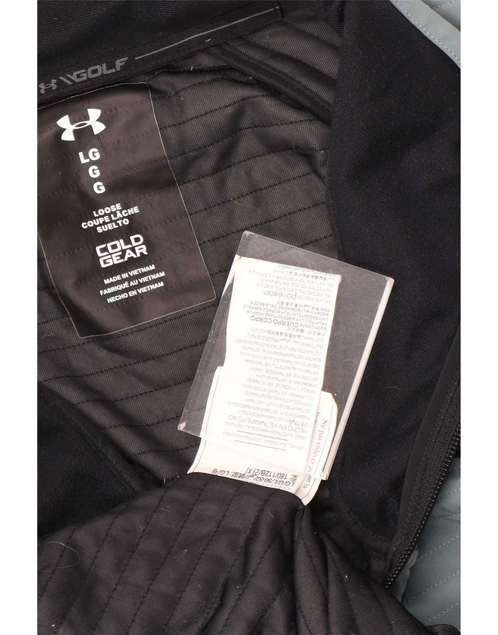Jachetă de trening Under Armour Cold Gear pentru bărbați, mare, gri, poliester