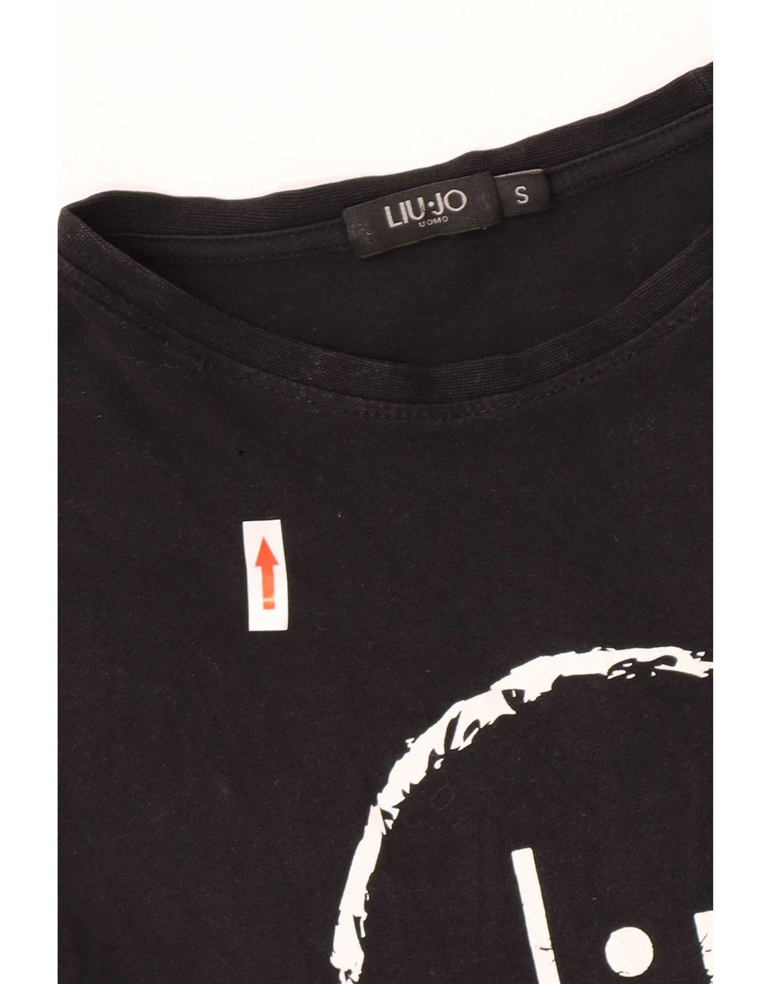 Tricou grafic Liu Jo pentru bărbați Top mic bumbac negru