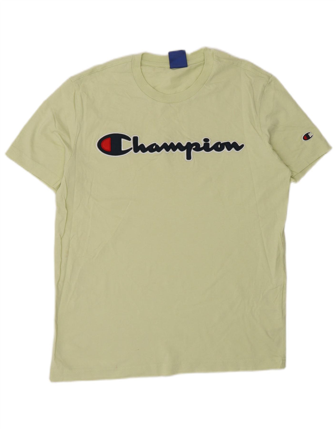 Tricou grafic pentru bărbați Champion Top mic din bumbac verde