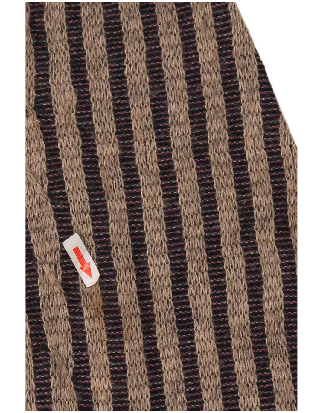 MAPIER Pulover pentru bărbați cu gât roșu, mare, cu dungi gri