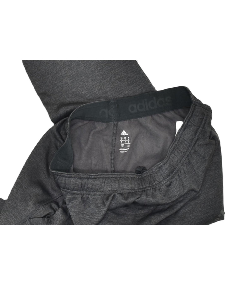 Pantaloni de trening ADIDAS pentru bărbați, mari, gri, poliester