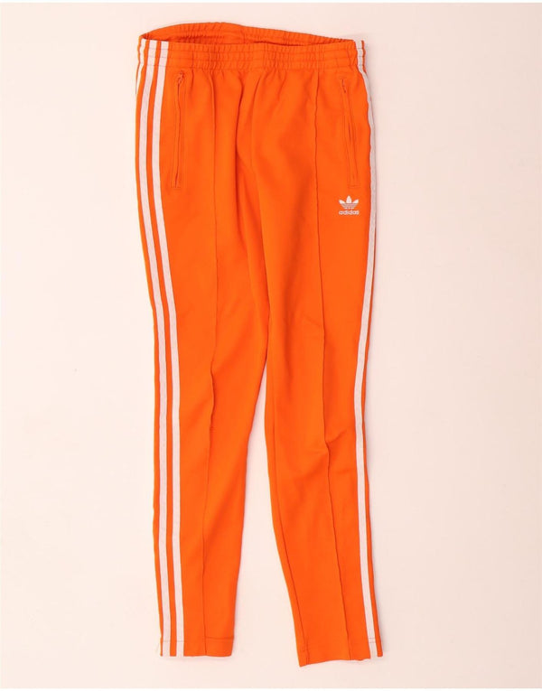 Pantaloni de trening ADIDAS pentru femei UK 6 XS poliester portocaliu