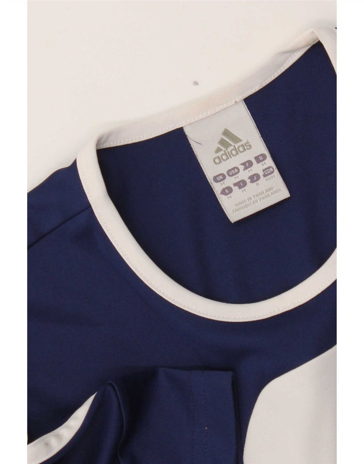 Tricou Adidas Climalite pentru bărbați Top Mediu Bleumarin Colorblock