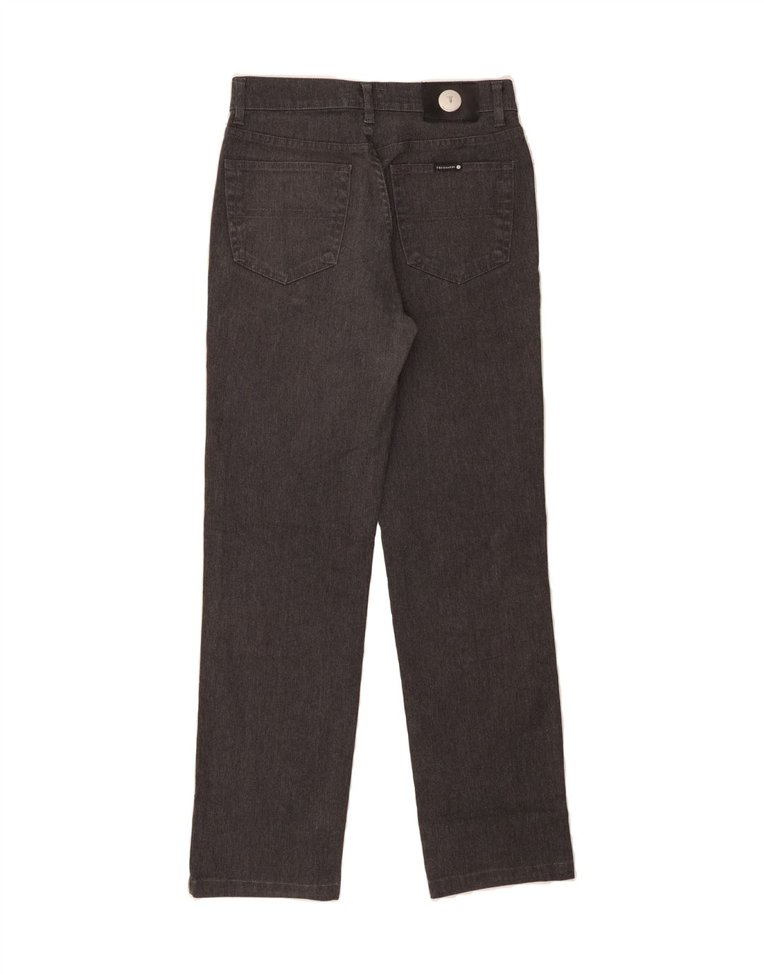 TRUSSARDI Mens Straight Jeans W28 L31 Grey Cotton Vintage Trussardi and Second-Hand Trussardi from Messina Hembry 