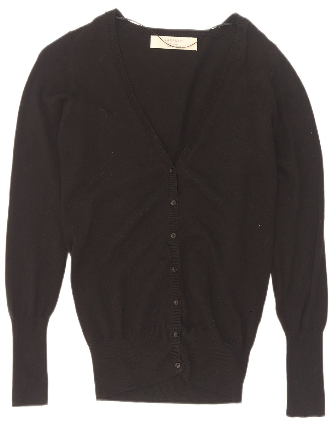 Pulover cardigan pentru femei Zara UK 12 Medium Negru