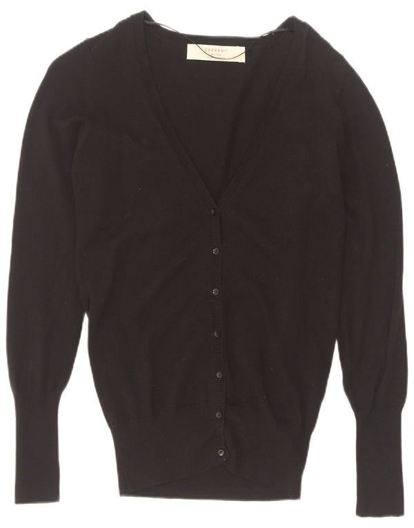 Pulover cardigan pentru femei Zara UK 12 Medium Negru