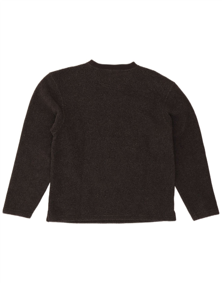 Pulover pentru bărbați INFINITY cu gât de barcă, poliester mediu gri