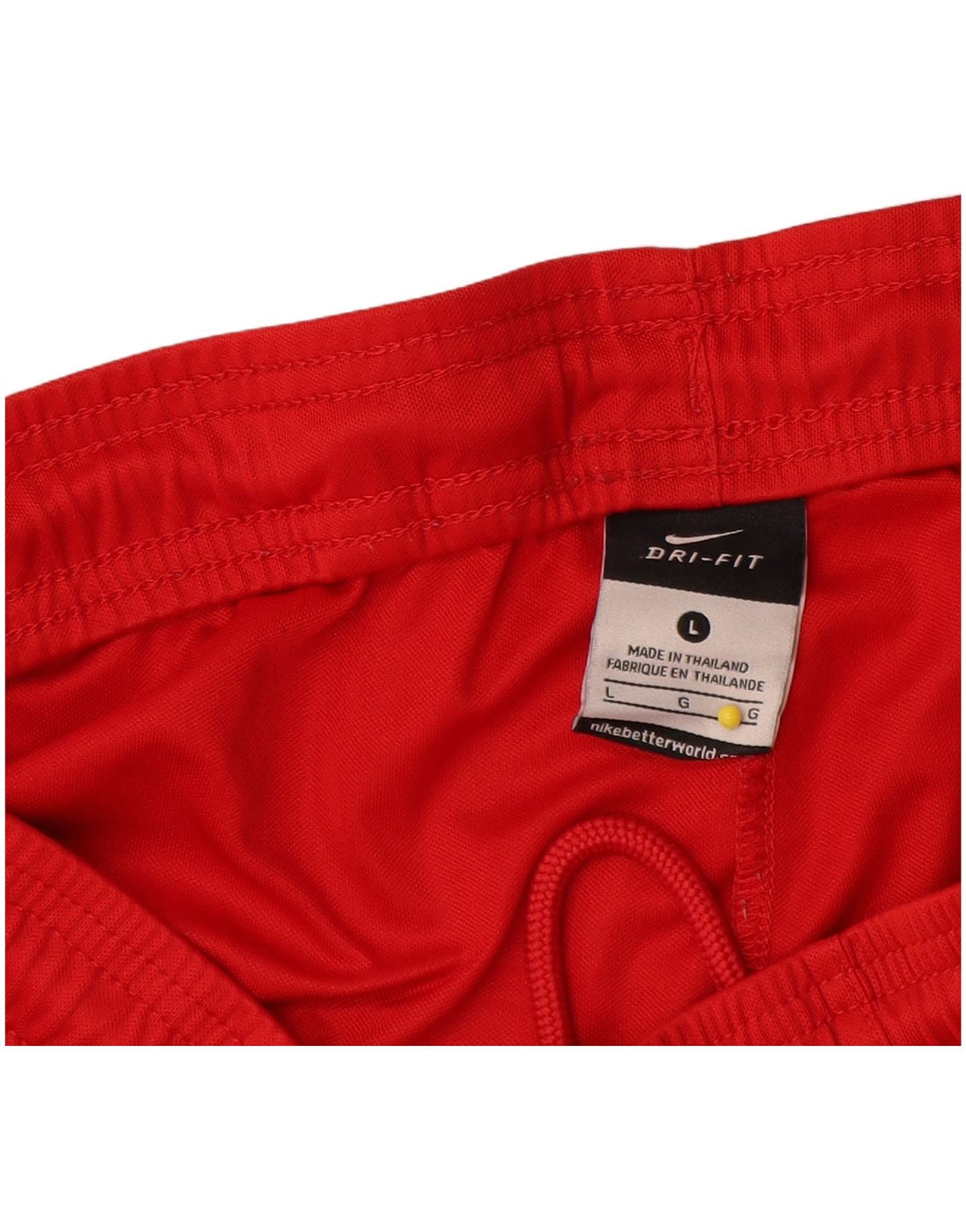 Pantaloni scurți sport Nike Dri Fit pentru bărbați, poliester roșu mare