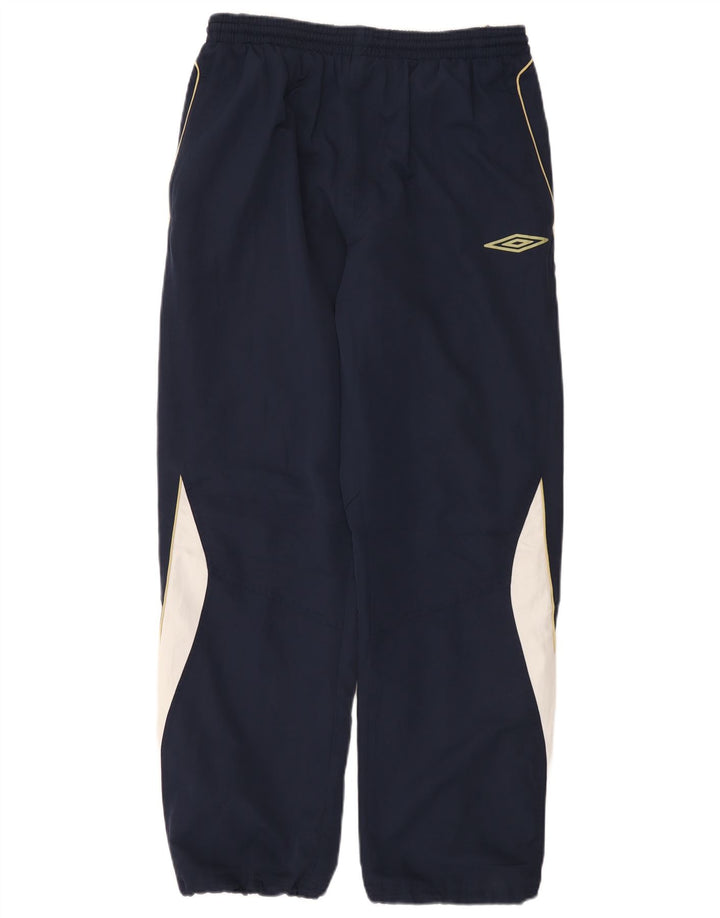Pantaloni de trening Umbro pentru bărbați Pantaloni de jogging mari, bleumarin, poliester color bloc