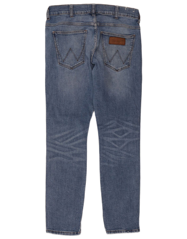Blugi conici pentru bărbați Wrangler Larston Slim Fit W30 L32 Bumbac albastru