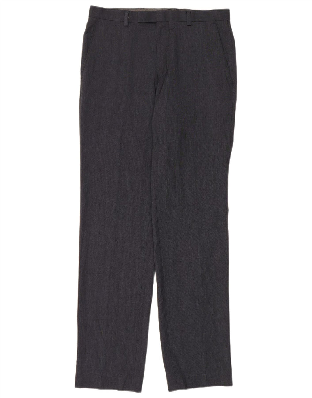 Marks & Spencer Pantaloni drepți pentru bărbați L30 L33 Poliester bleumarin