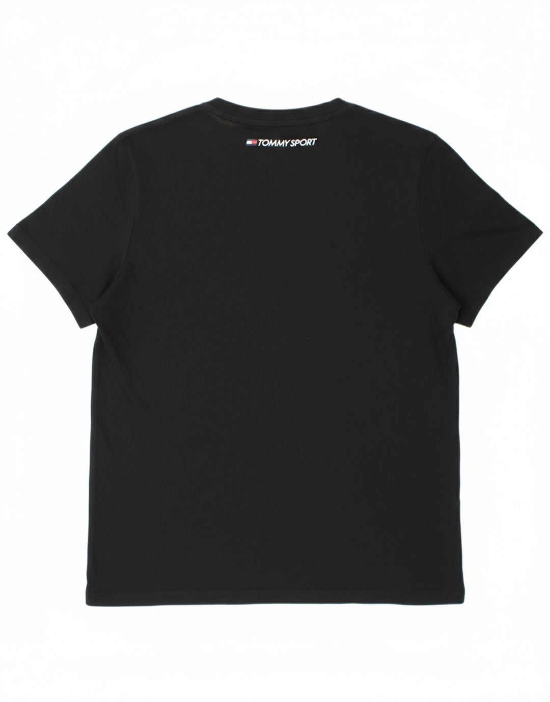 TOMMY HILFIGER Mens T-Shirt Top Medium Black Cotton