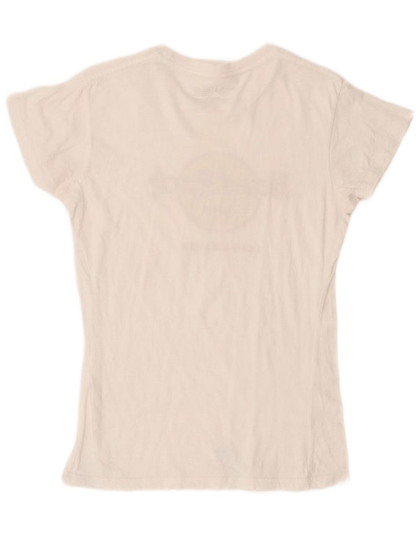 Hard Rock Cafe Copenhaga Tricou grafic Top UK 14 Medium White