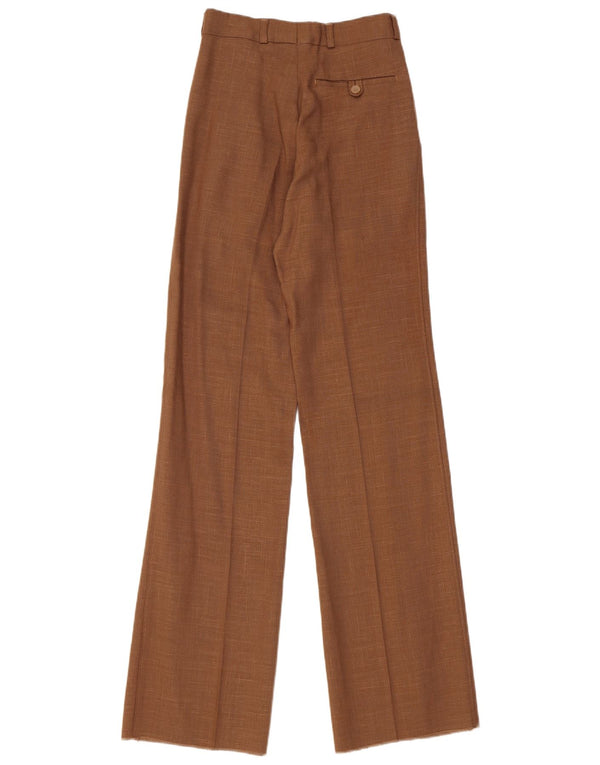 Gio Renzi Pantaloni de costum cu talie înaltă pentru femei IT 42 Medium W24 L34 Maro