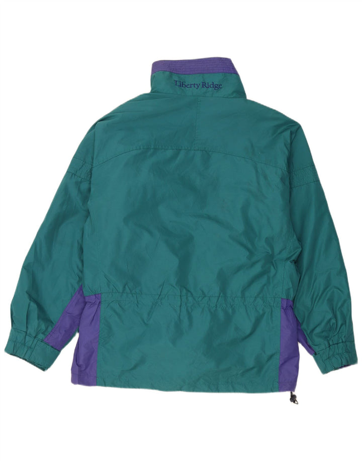 Jachetă reversibilă supradimensionată Columbia pentru femei UK 14 Medium Green Colorblock