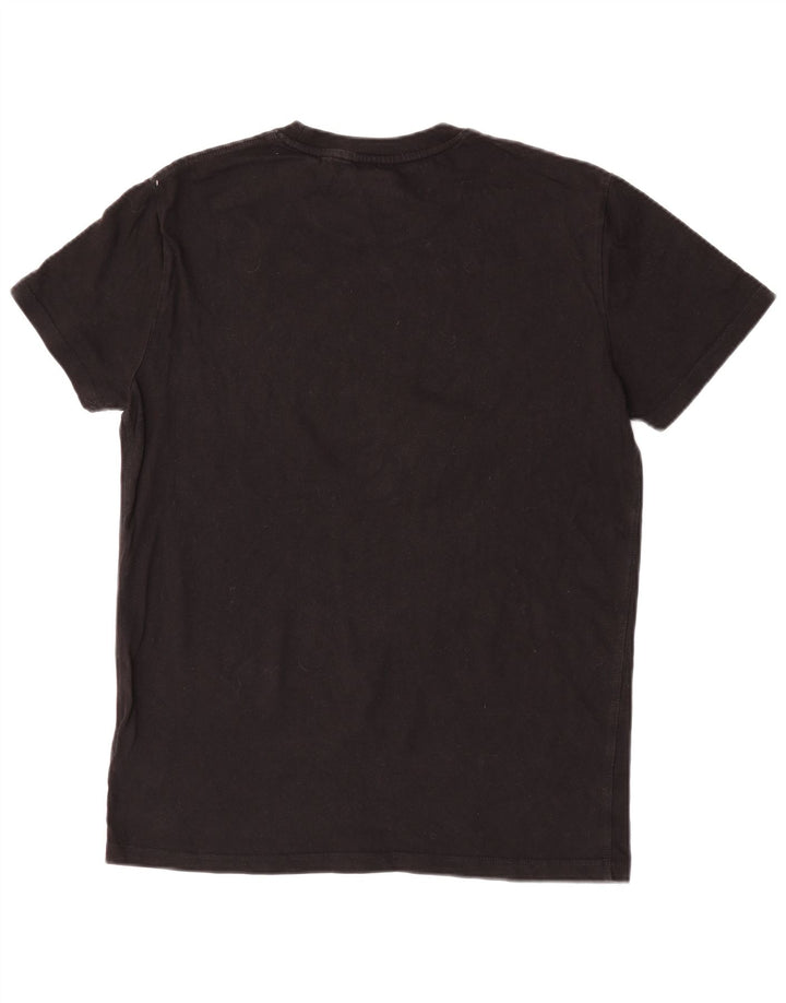 Tricou grafic pentru bărbați Superdry Top Medium Black Bumbac