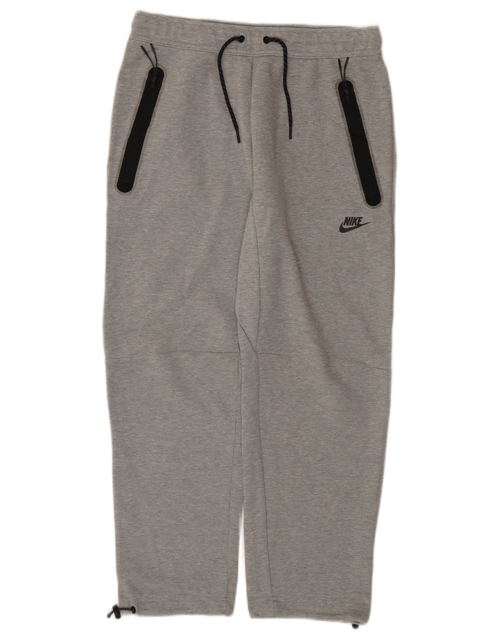 Pantaloni de trening NIKE pentru bărbați, bumbac, gri mediu