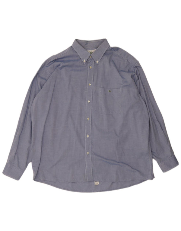 Cămașă bărbați Lacoste Mărimea 45 XL Bumbac albastru