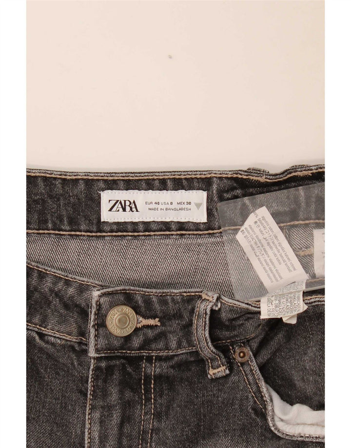 Blugi drepți pentru bărbați Zara EU 40 Medium W30 L32 Bumbac gri