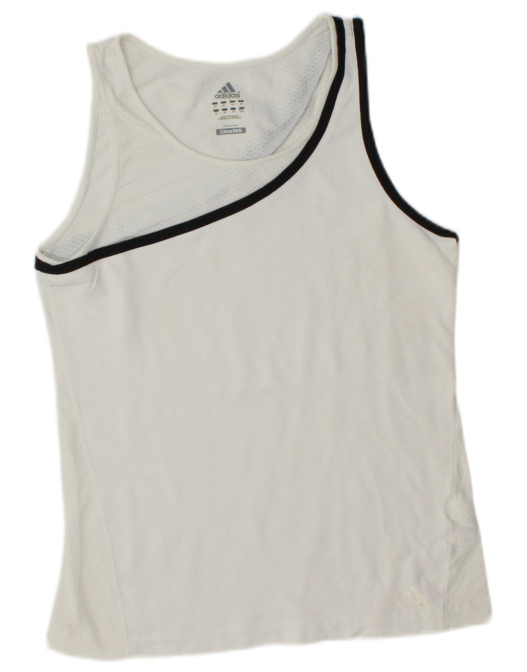Adidas Climacool Vest Top pentru femei UK 14 Medium White Poliester