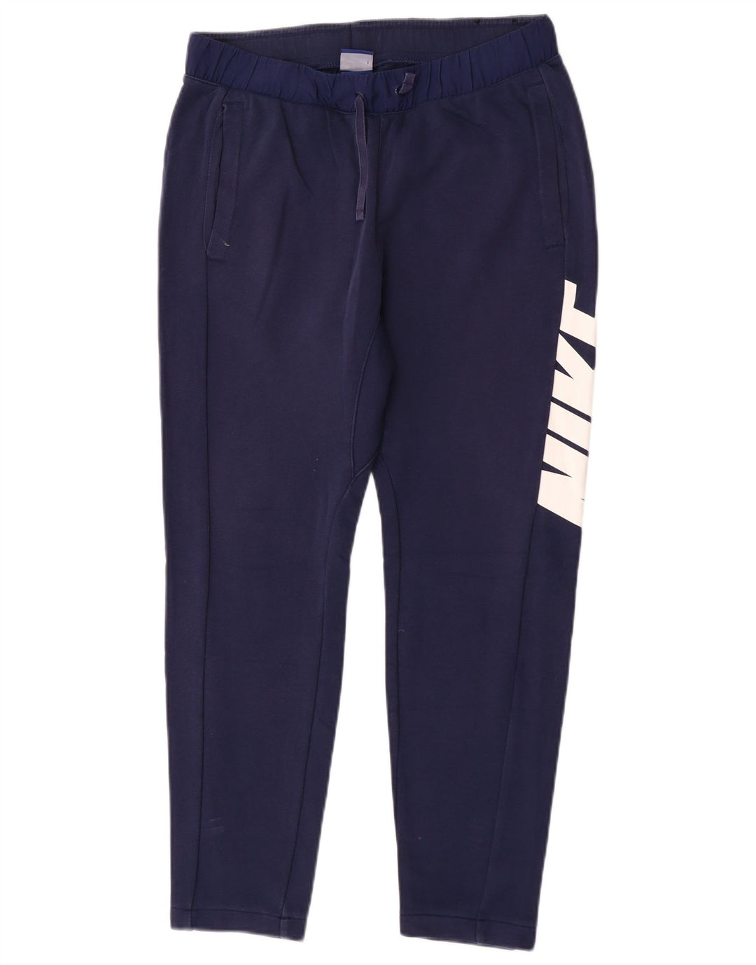 Pantaloni de trening Nike pentru bărbați cu grafică, bumbac albastru mic