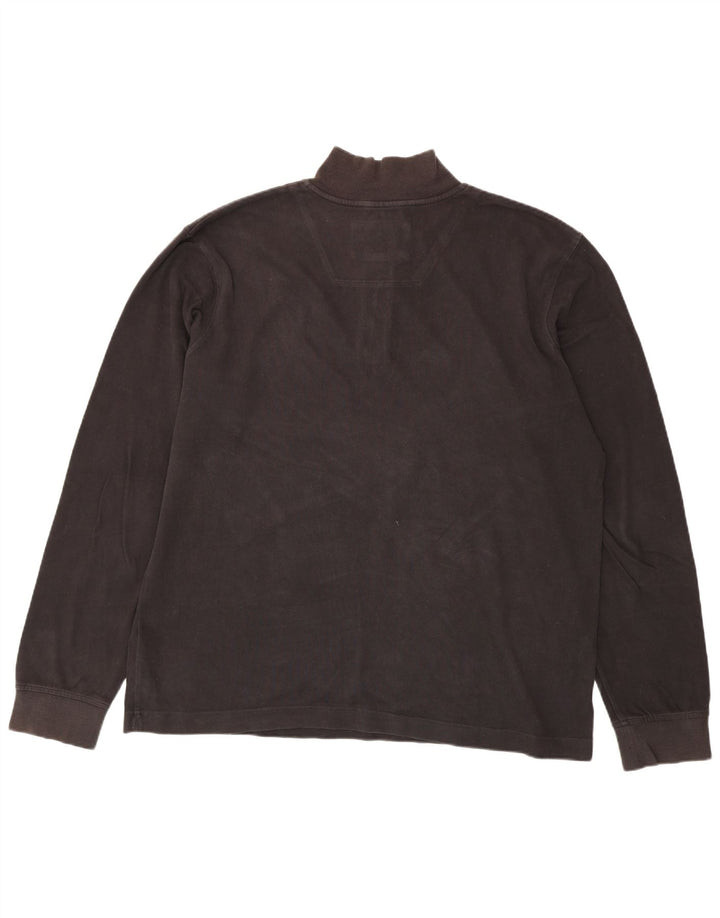 Pulover pentru bărbați Earthkeepers, cu fermoar și gât, 2XL, maro