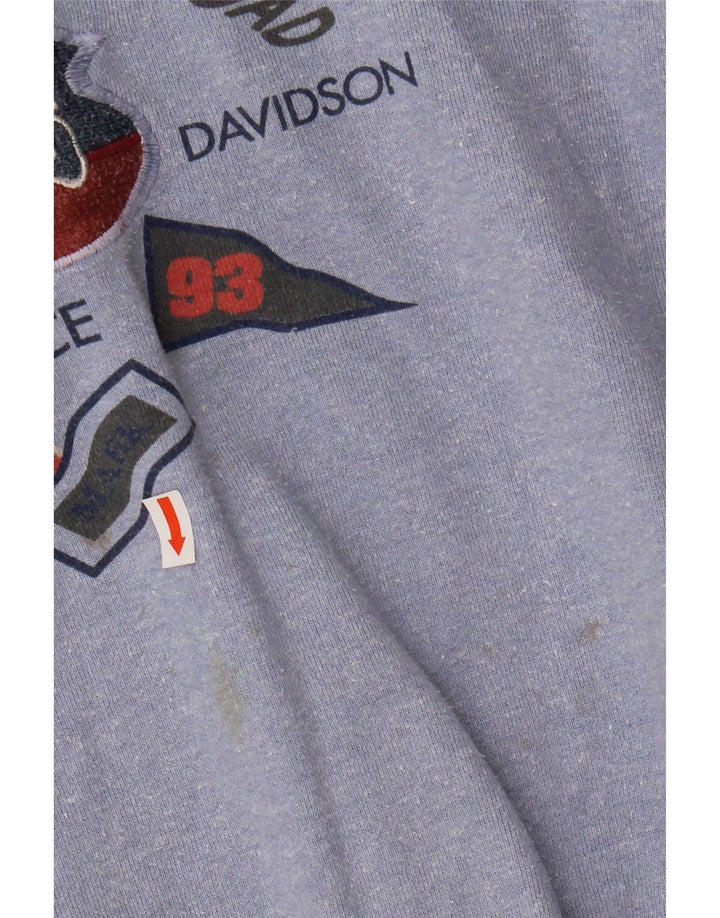 CAMPAGNOLO Pulover cu grafic Vikings pentru bărbați IT 56 XL Bumbac albastru