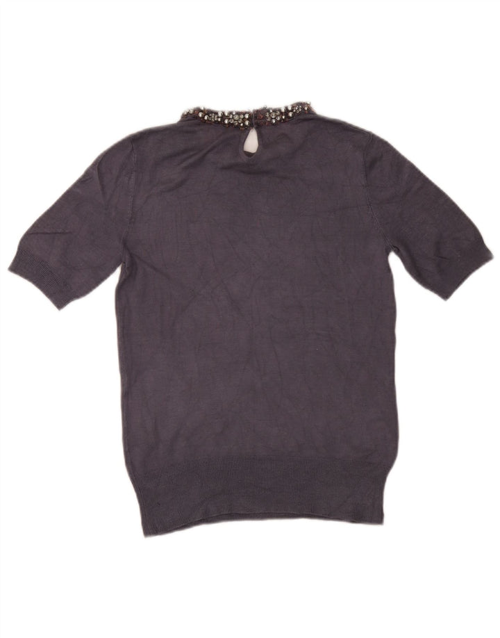 Bluză pentru femei Zara UK 12 Medium Bleumarin