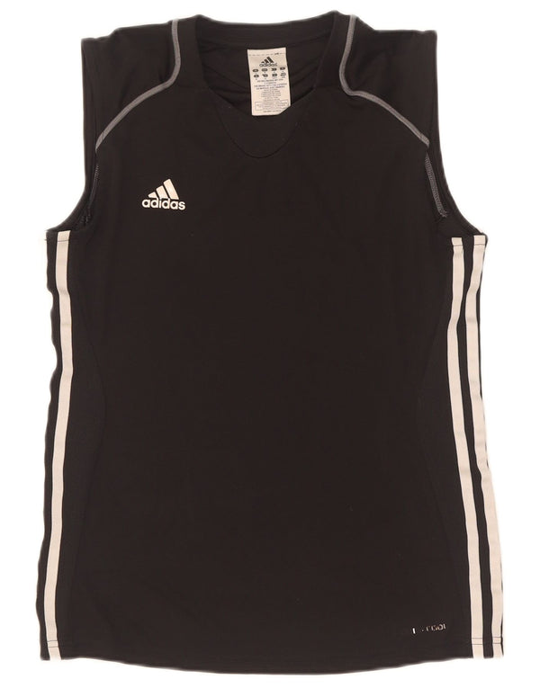 Adidas Climacool Vest Top pentru femei UK 14 Medium Black Poliester
