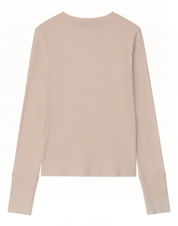 Crop Top pentru femei Zara cu mânecă lungă UK 8 Mic Alb