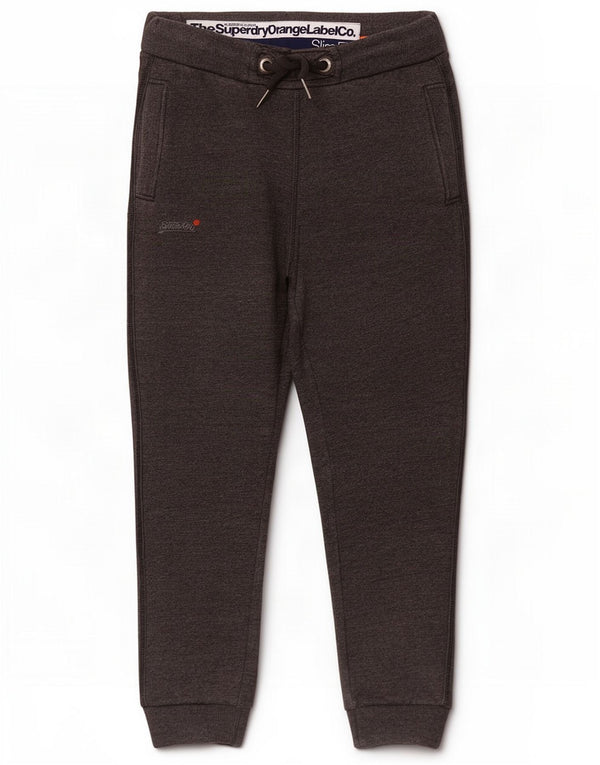 Superdry Mens Slim Fit Trening Pantaloni Joggeri Medium Gri Bumbac