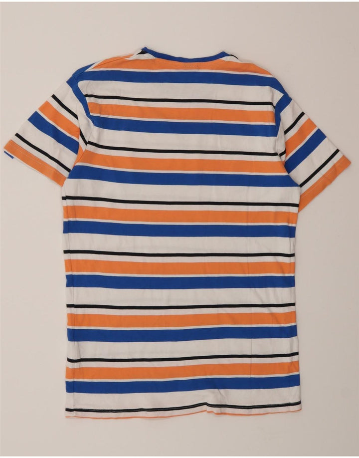 Tricou cu grafic pentru bărbați Ellesse Top mic din bumbac cu dungi multicolore