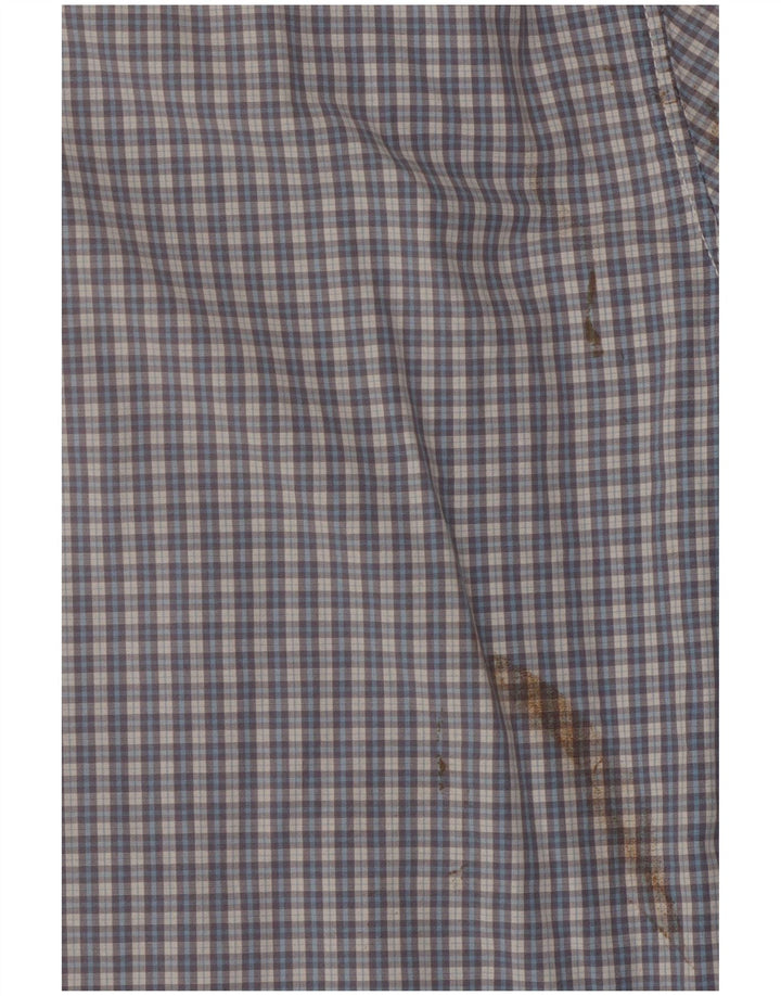 Cămașă slim cu mânecă scurtă Levi's pentru bărbați, XL, albastru Gingham