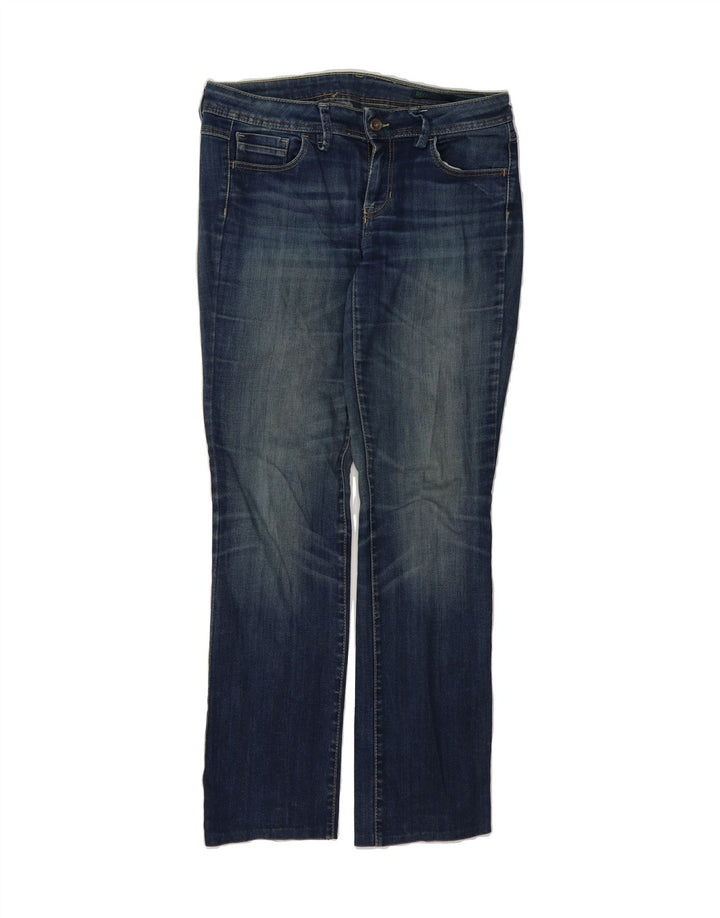 BENETTON Mens Straight Jeans W31 L32 Navy Blue Cotton Vintage Benetton and Second-Hand Benetton from Messina Hembry 