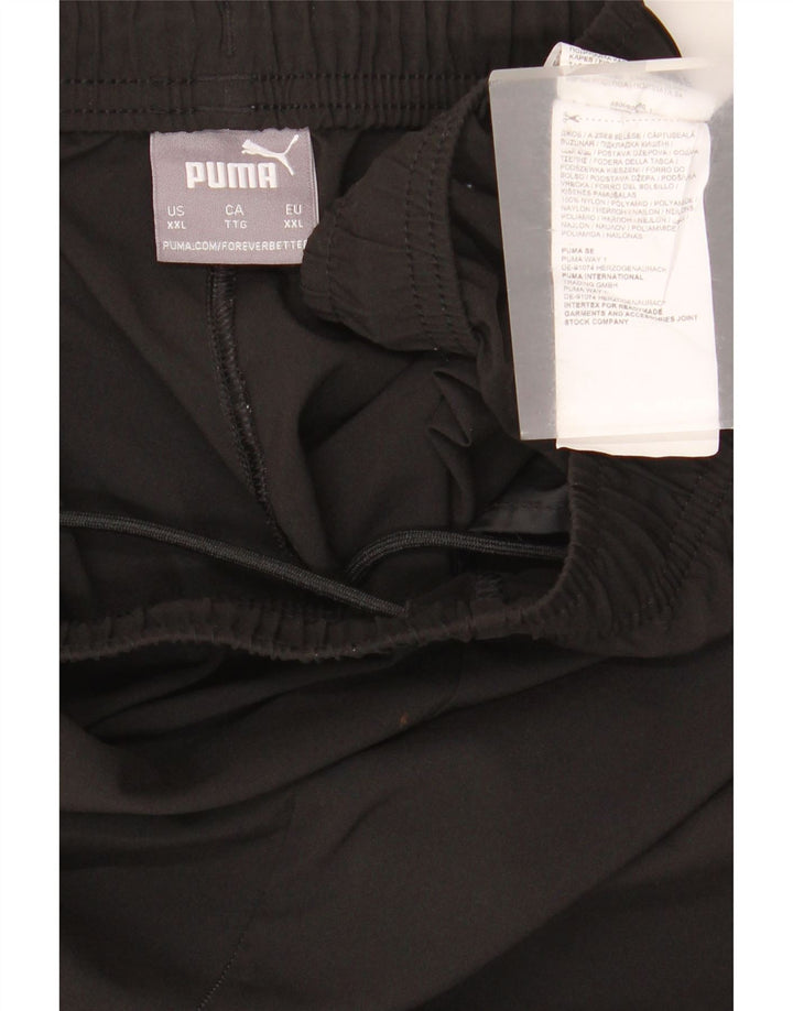 Pantaloni de trening Puma pentru bărbați, 2XL, nailon negru