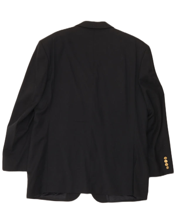 Blazer Yves Saint Laurent pentru bărbați, cu 3 nasturi, UK 42 XL, lână nouă, albastru bleumarin