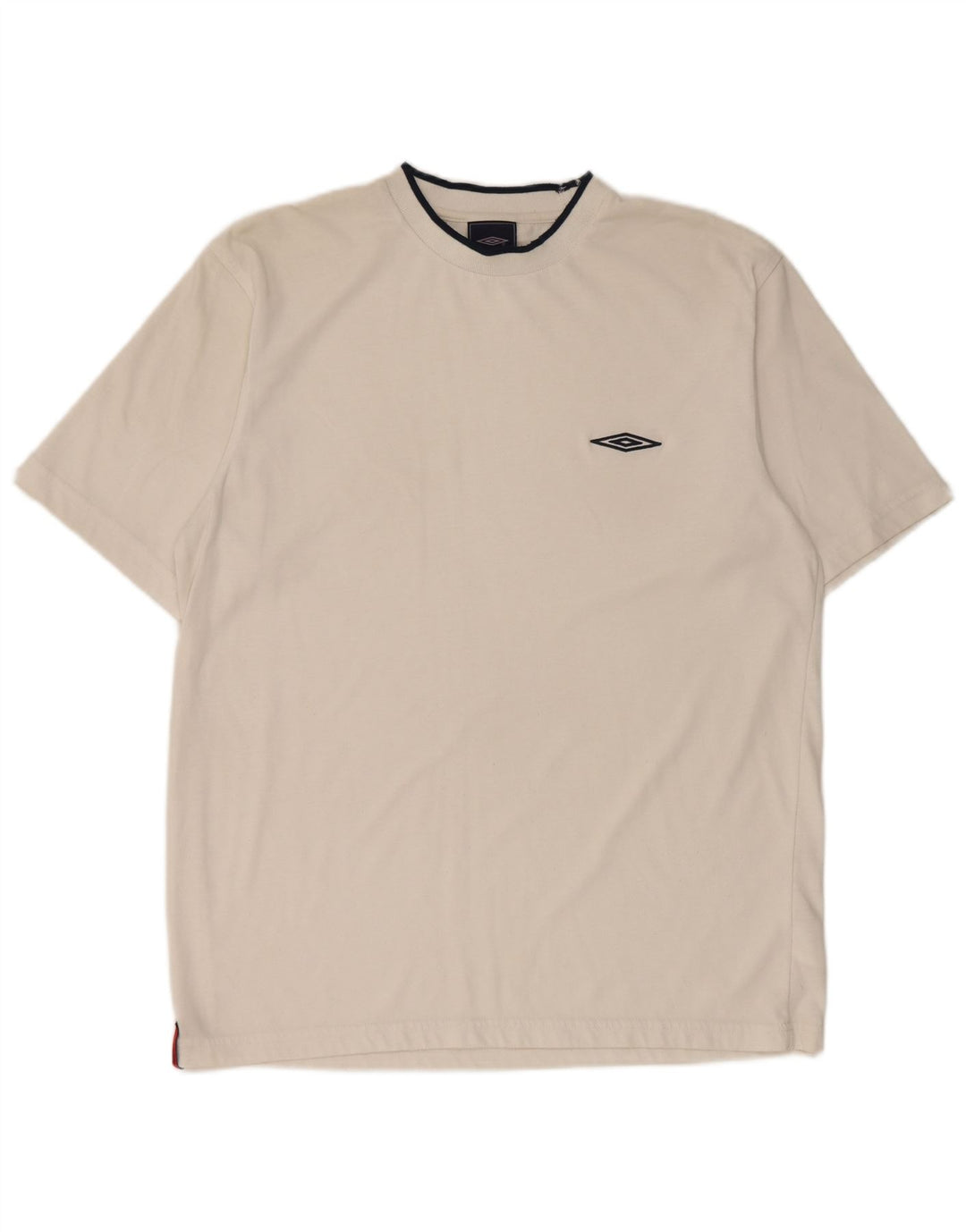 Umbro Tricou Bărbați Top Mare Poliester Alb