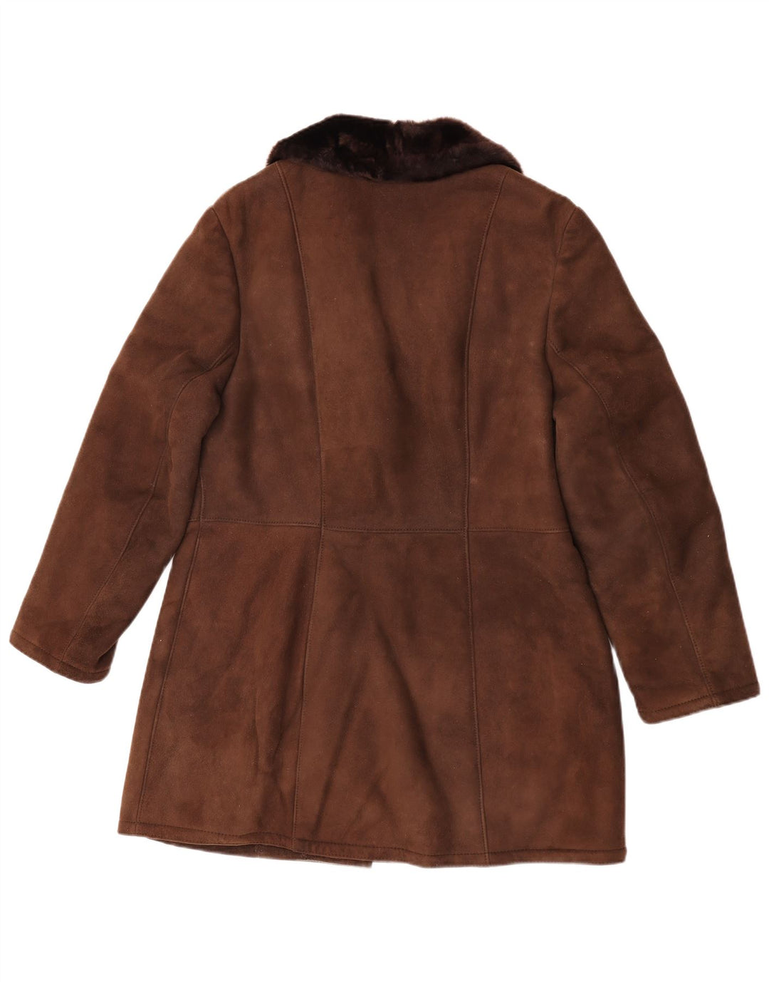 Palton BWS din shearling pentru femei EU 44 XL maro
