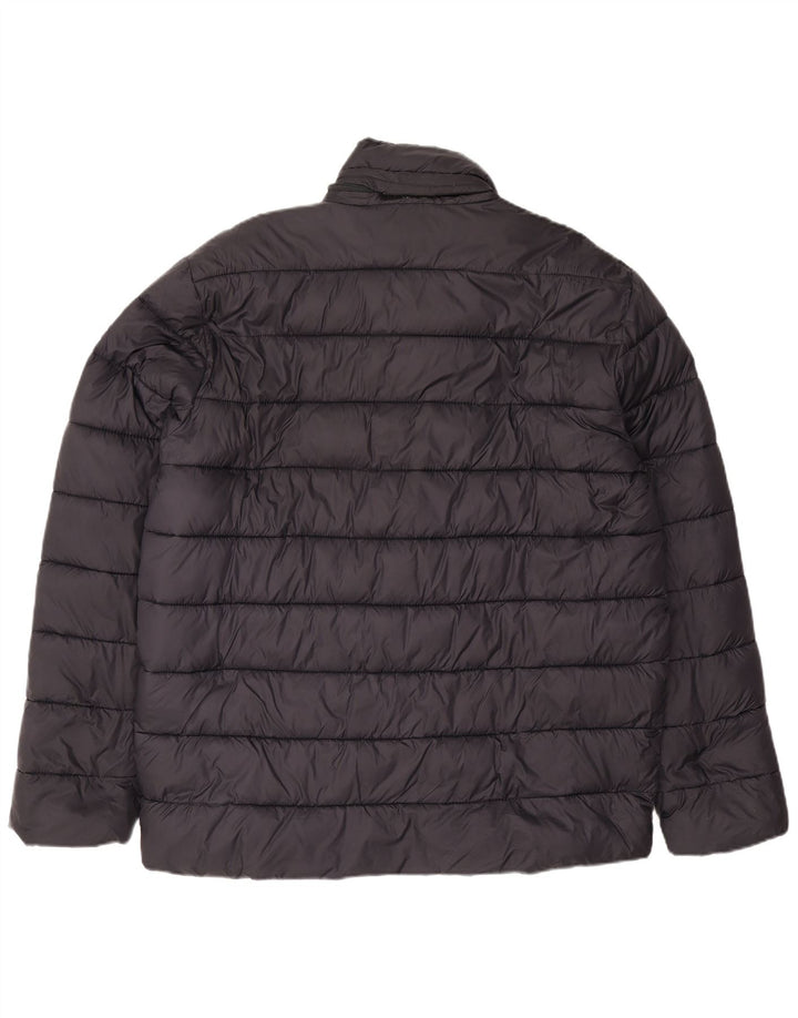 BRUGI Mens Padded Jacket IT 54 2XL Navy Blue