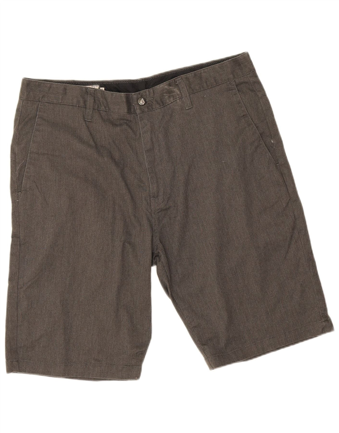 Pantaloni scurți chino pentru bărbați Volcom W36, bumbac gri mare