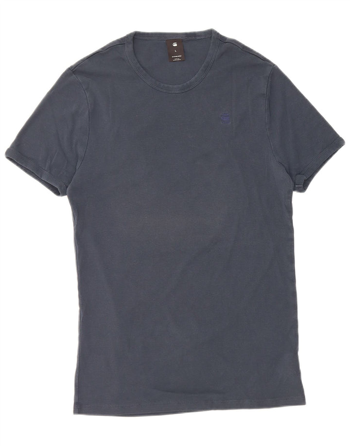 Tricou pentru bărbați G-Star Top mare din bumbac bleumarin