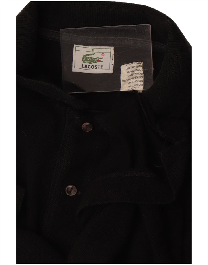 Tricou polo Lacoste pentru bărbați, mărimea 5, mare, negru, bumbac
