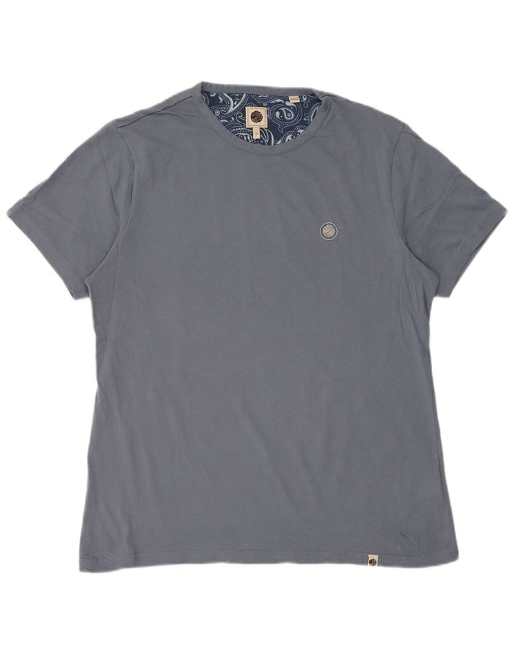 Tricou pentru bărbați Pretty Green Top mic, albastru, bumbac