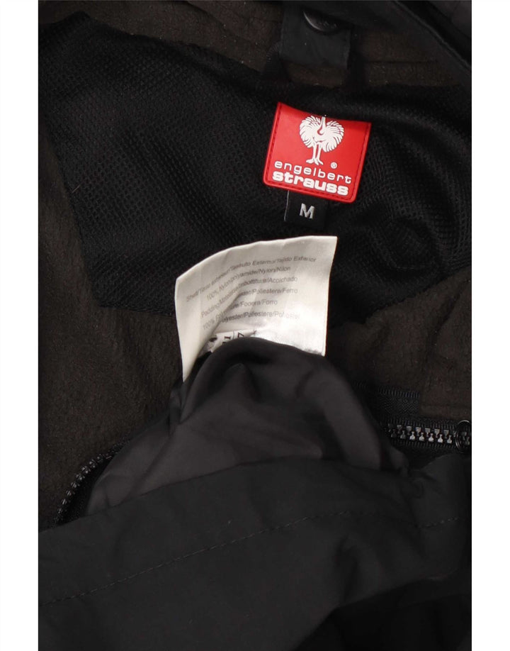 Engelbert Strauss Jachetă de ploaie cu glugă pentru femei UK 14 Medium Black Nylon