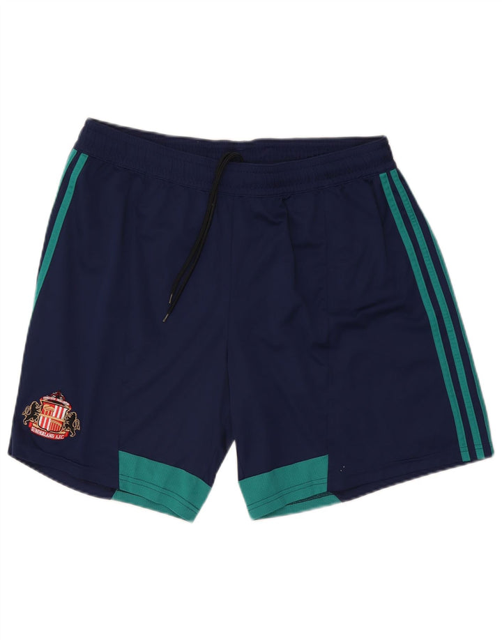 Pantaloni scurți sport pentru bărbați Adidas Climacool XL bleumarin poliester color bloc