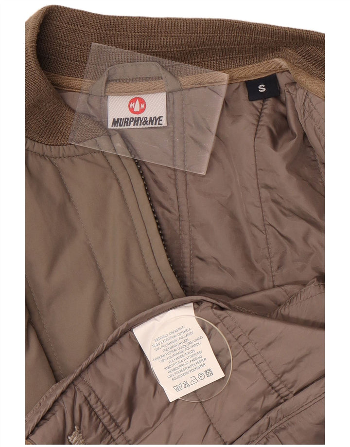 Gilet căptușit pentru femei Murphy & Nye UK 10 Small Brown Poliamidă