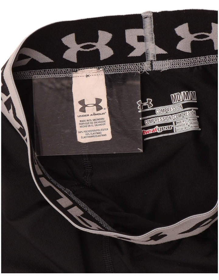 Leggings grafic Under Armour pentru bărbați, poliester mediu negru