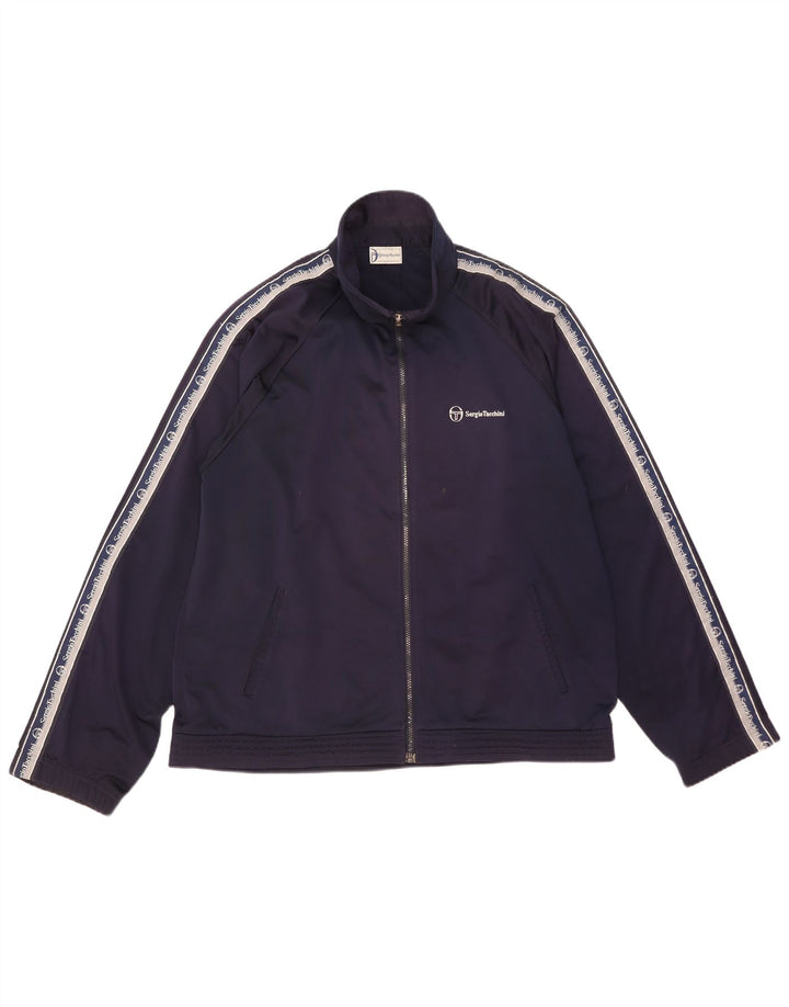 Jachetă de trening grafică pentru bărbați Sergio Tacchini XL bleumarin
