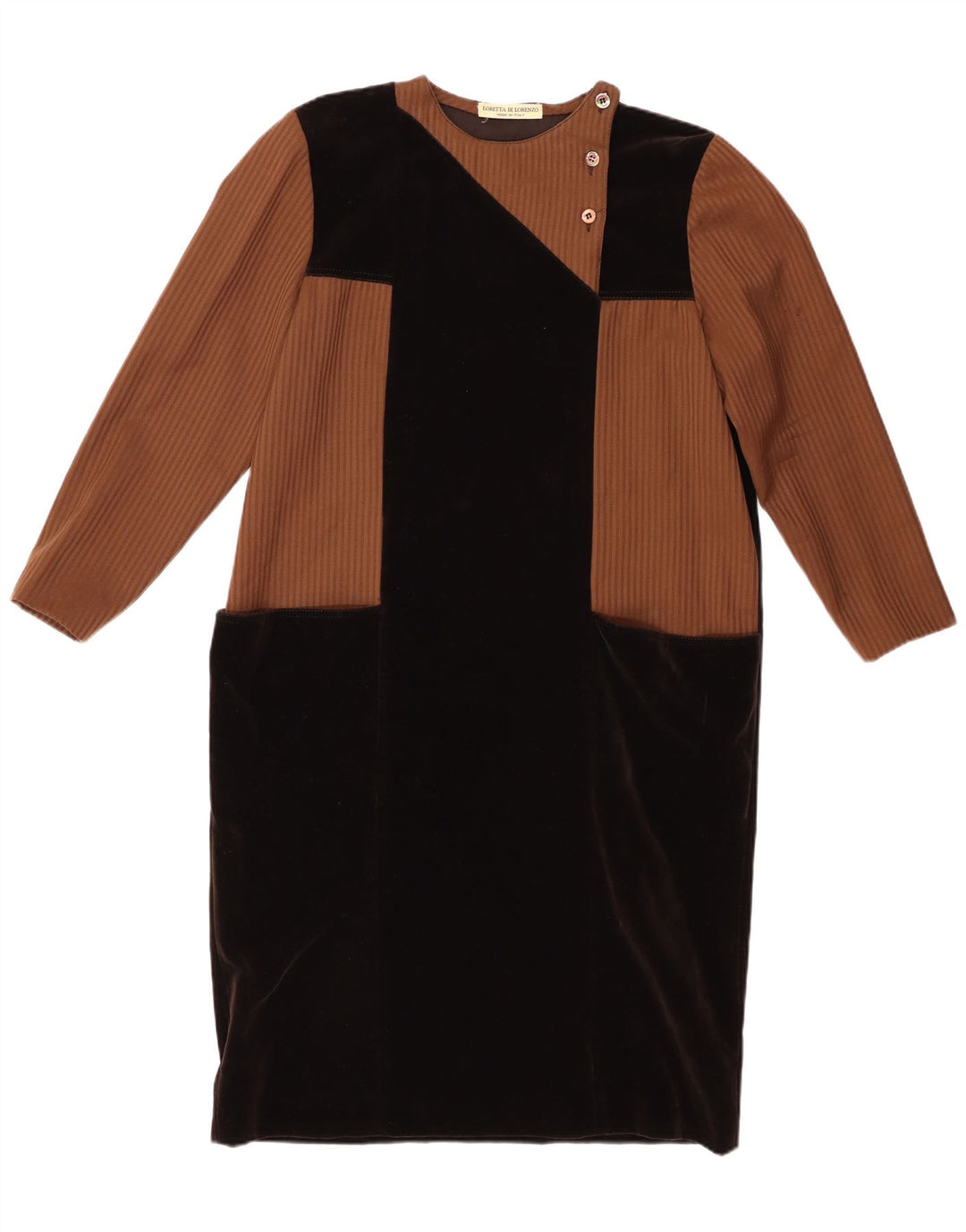 LORETTA DI LORENZO Rochie Schimbată pentru Femei cu mâneci 3/4 IT 42 Medium Negru