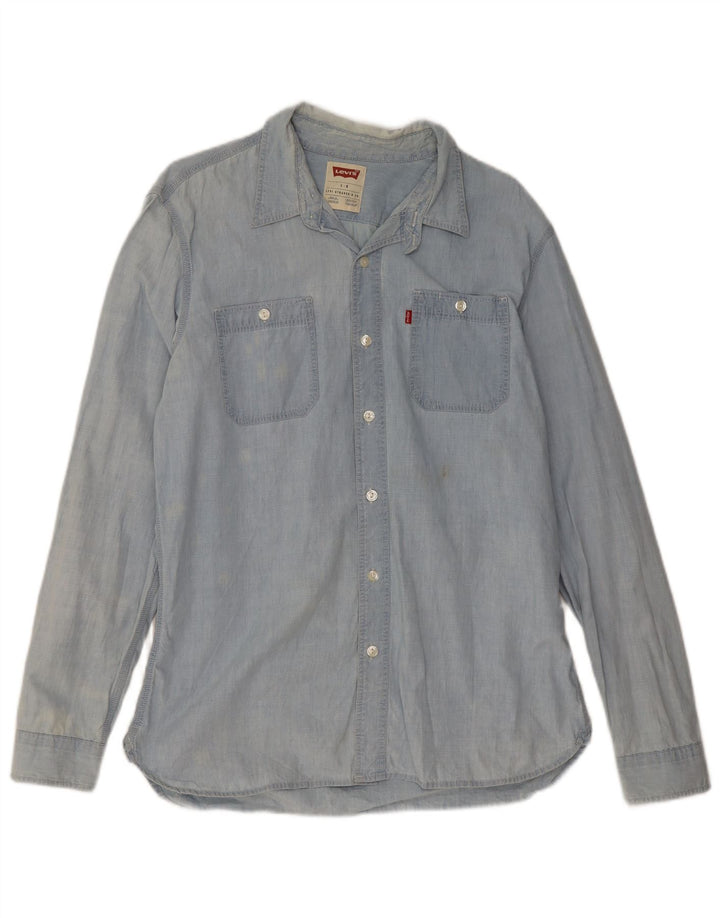 Cămașă de blugi pentru bărbați Levi's, mare, albastru, bumbac